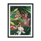 Alcove Studio Jungle Peekaboo Leopard Printed Wall Art