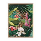 Alcove Studio Jungle Peekaboo Leopard Printed Wall Art