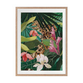 Alcove Studio Jungle Peekaboo Leopard Printed Wall Art