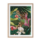 Alcove Studio Jungle Peekaboo Leopard Printed Wall Art