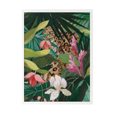 Alcove Studio Jungle Peekaboo Leopard Printed Wall Art