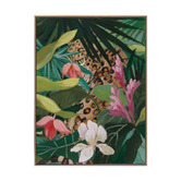 Alcove Studio Jungle Peekaboo Leopard Printed Wall Art