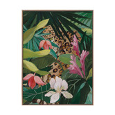 Alcove Studio Jungle Peekaboo Leopard Printed Wall Art