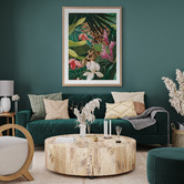 Alcove Studio Jungle Peekaboo Leopard Printed Wall Art