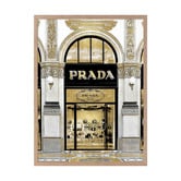 Alcove Studio Prada in Gold Printed Wall Art