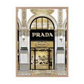 Alcove Studio Prada in Gold Printed Wall Art