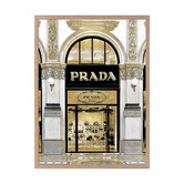 Alcove Studio Prada in Gold Printed Wall Art