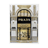 Alcove Studio Prada in Gold Printed Wall Art