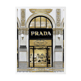 Alcove Studio Prada in Gold Printed Wall Art
