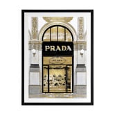 Alcove Studio Prada in Gold Printed Wall Art