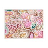 Alcove Studio Message Sticks Pink Canvas Wall Art