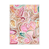 Alcove Studio Message Sticks Pink Canvas Wall Art