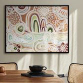 Alcove Studio River Country Tan Canvas Wall Art