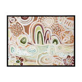 Alcove Studio River Country Tan Canvas Wall Art