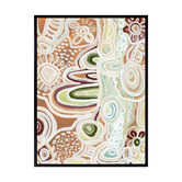 Alcove Studio River Country Tan Canvas Wall Art