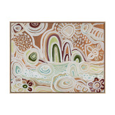 Alcove Studio River Country Tan Canvas Wall Art