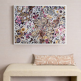 Alcove Studio Connectedness Pink Canvas Wall Art