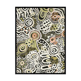 Alcove Studio My Country Green Canvas Wall Art