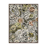 Alcove Studio My Country Green Canvas Wall Art
