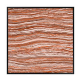 Alcove Studio Dhaagun Red Canvas Wall Art