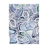 Alcove Studio Message Sticks Blue Canvas Wall Art