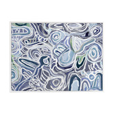 Alcove Studio Message Sticks Blue Canvas Wall Art