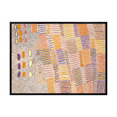 Alcove Studio Lupul Jukurrpa Orange Canvas Wall Art