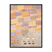 Alcove Studio Lupul Jukurrpa Orange Canvas Wall Art