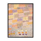 Alcove Studio Lupul Jukurrpa Orange Canvas Wall Art