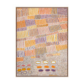 Alcove Studio Lupul Jukurrpa Orange Canvas Wall Art
