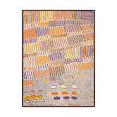 Alcove Studio Lupul Jukurrpa Orange Canvas Wall Art