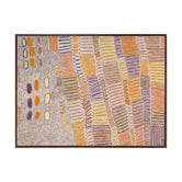 Alcove Studio Lupul Jukurrpa Orange Canvas Wall Art