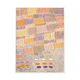 Alcove Studio Lupul Jukurrpa Orange Canvas Wall Art