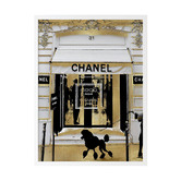 Alcove Studio Chanel in Gold Printed Wall Art