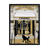 Alcove Studio Chanel in Gold Printed Wall Art