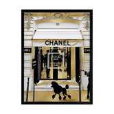 Alcove Studio Chanel in Gold Printed Wall Art