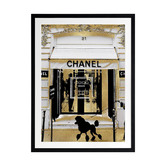 Alcove Studio Chanel in Gold Printed Wall Art