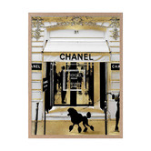 Alcove Studio Chanel in Gold Printed Wall Art