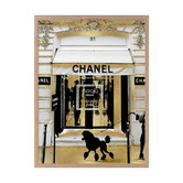 Alcove Studio Chanel in Gold Printed Wall Art
