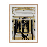 Alcove Studio Chanel in Gold Printed Wall Art