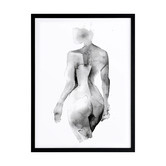 Alcove Studio Flawless Female Charcoal I Printed Wall Art