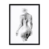 Alcove Studio Flawless Female Charcoal I Printed Wall Art