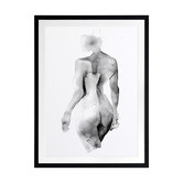 Alcove Studio Flawless Female Charcoal I Printed Wall Art