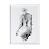 Alcove Studio Flawless Female Charcoal I Printed Wall Art