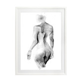 Alcove Studio Flawless Female Charcoal I Printed Wall Art