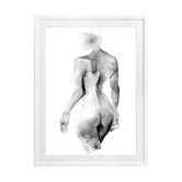 Alcove Studio Flawless Female Charcoal I Printed Wall Art