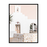 Alcove Studio Santorini Chapel Printed Wall Art