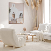 Alcove Studio Santorini Chapel Printed Wall Art