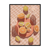 Alcove Studio Slice of Orange Printed Wall Art