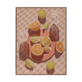 Alcove Studio Slice of Orange Printed Wall Art